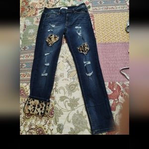Kancan leopard jeans size 11/29